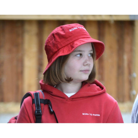 Massey Ferguson - Kids Red Bucket Hat - X993232202000 - Farming Parts