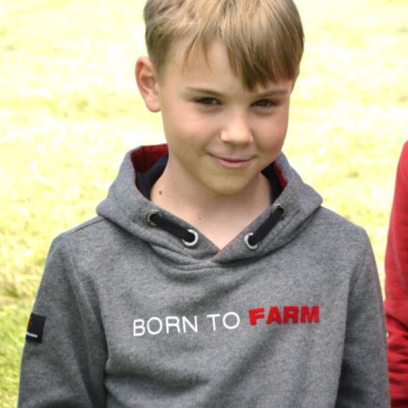 Massey Ferguson - Born To Farm Hoody For Kids - X993322301 - Farming Parts