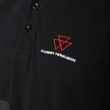 Massey Ferguson - Men's Black Polo Shirt - X993442215 - Farming Parts