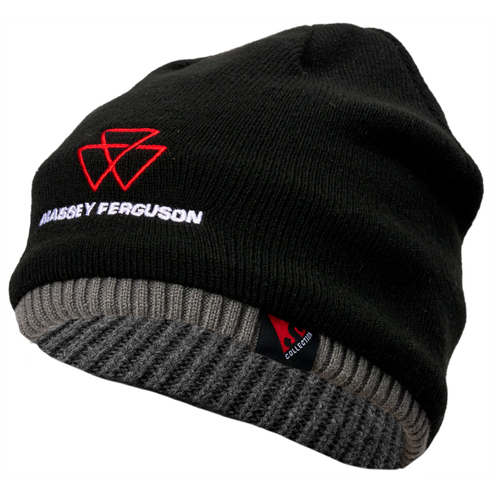 Massey Ferguson Double Layer Beanie Black/Grey – Warm & Stylish | X993482301000