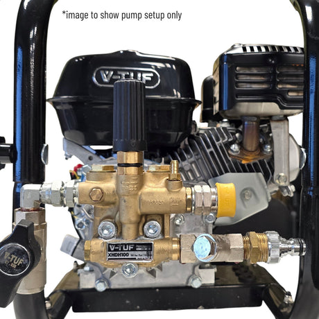 V-TUF XRT200 Industrial 6.5HP Petrol Pressure Washer with GX200 Honda Engine - 2755psi, 190Bar, 12L/min PUMP - Stainless Steel Frame