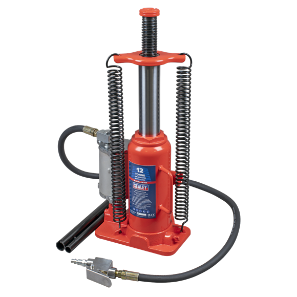 Sealey | Air Operated Hydraulic Bottle Jack 12 Tonne - YAJ12S