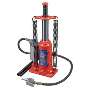 Sealey | Air Operated Hydraulic Bottle Jack 12 Tonne - YAJ12S