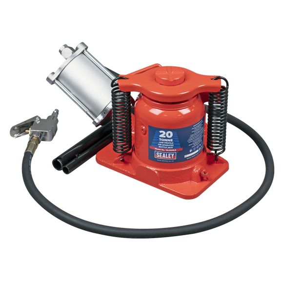 Sealey | Low Profile Air Operated Hydraulic Bottle Jack 20 Tonne - YAJ20SLE