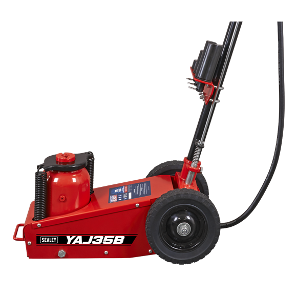 Sealey | Air Operated Single Stage Trolley Jack 35 Tonne - YAJ35B