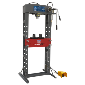Air/Hydraulic Press 30 Tonne Floor Type with Foot Pedal - YK309FAH - Farming Parts