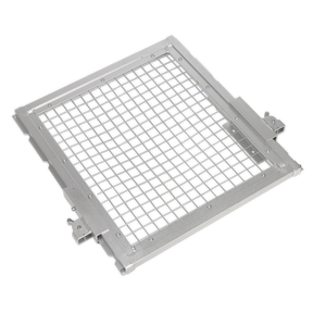 The Sealey Safety Guard for YK30F, YK30FAH, YK30FFP - YKSG30 features a grid pattern metal fan grille with a lightweight aluminium frame, designed to protect internal components.