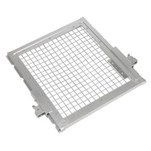 The Sealey Safety Guard for YK30F, YK30FAH, YK30FFP - YKSG30 features a grid pattern metal fan grille with a lightweight aluminium frame, designed to protect internal components.