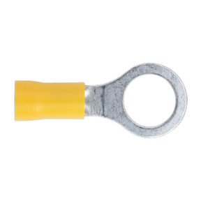 Easy-Entry Ring Terminal Ø10.5mm (3/8") Yellow Pack of 100 - YT16 - Farming Parts