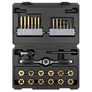 Sealey | Titanium Coated Hexagonal Tap & Die Set 26pc - AK3026