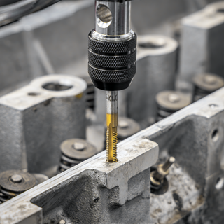 *SPECIAL PRICE* - Sealey | Premier Metric & Imperial Titanium Coated Hexagonal Tap & Die Set 46pc - AK3046