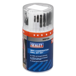 Sealey | Combination Drill Bit Set 18pc - AK5711