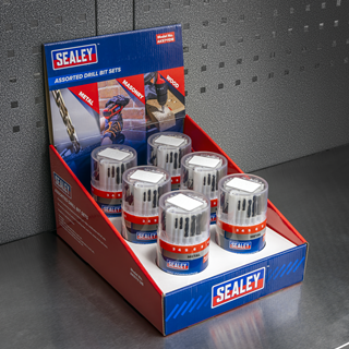 Sealey Drill Bit Sets Combination Display Box of 6 AK5711DB