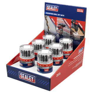 Sealey | Drill Bit Sets Combination Display Box of 6 - AK5711DB