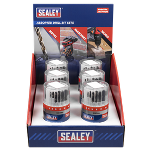 Sealey | Drill Bit Sets Combination Display Box of 6 - AK5711DB