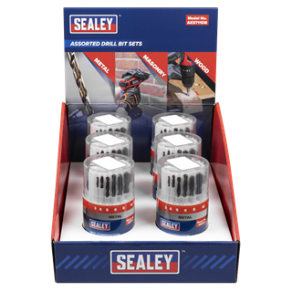 Sealey Drill Bit Sets Combination Display Box of 6 AK5711DB