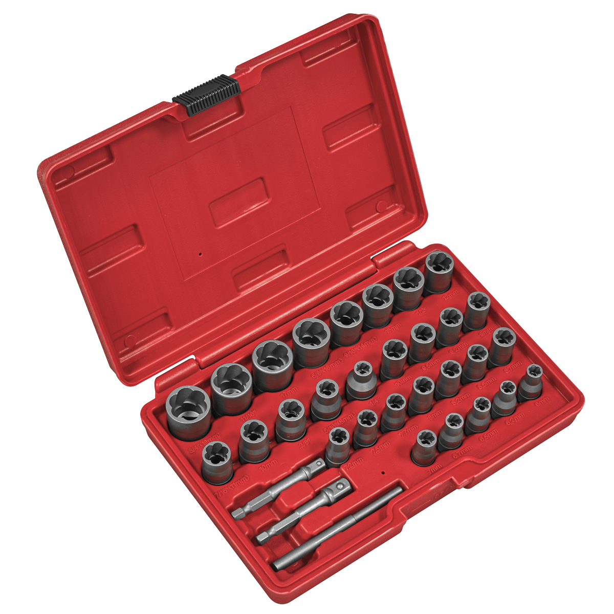 Sealey | Slim Design Bolt & Nut Extractor Set 32pc - AK8132