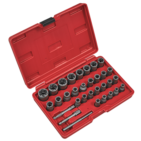 Sealey Slim Design Bolt & Nut Extractor Set 32pc AK8132