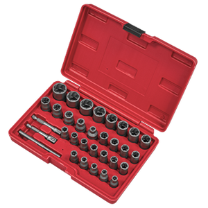 Sealey | Slim Design Bolt & Nut Extractor Set 32pc - AK8132