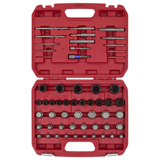 Sealey Master Nut, Bolt & Screw Extractor Set 56pc AK8156