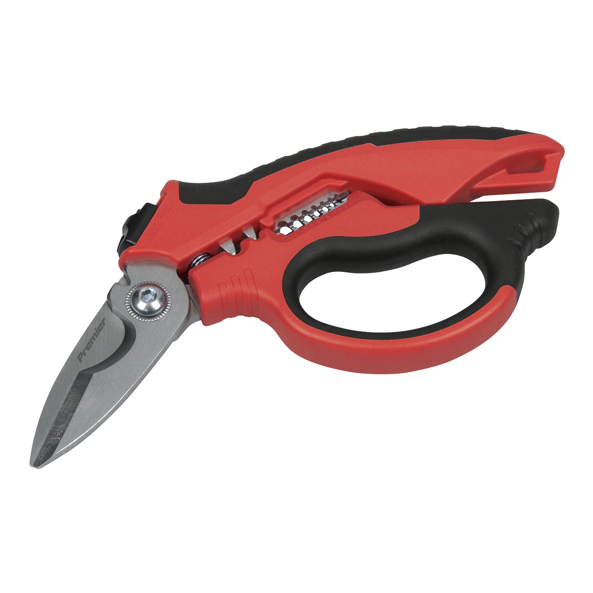 Sealey | Heavy-Duty Electrician's Angled Shears 200mm 3-In-1 - AK8527