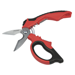 Sealey | Heavy-Duty Electrician's Angled Shears 200mm 3-In-1 - AK8527