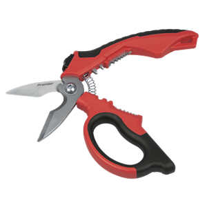 Sealey | Heavy-Duty Electrician's Angled Shears 200mm 3-In-1 - AK8527