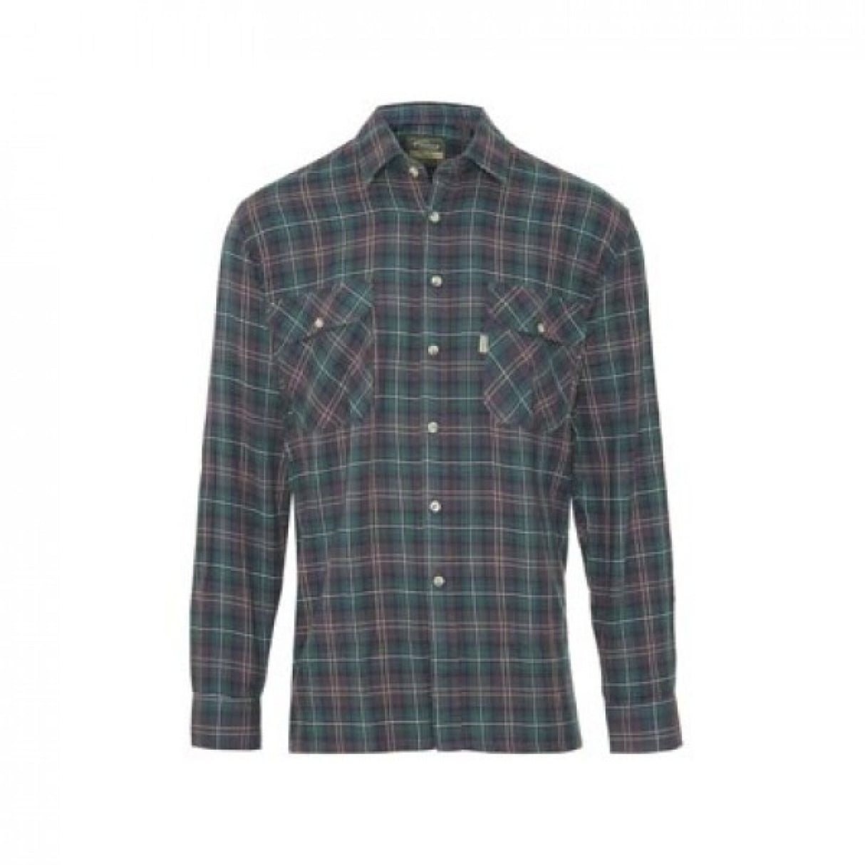 Champion Kilbeggan Cotton Long-Sleeved Shirt – Green Flannel | 3020GRN