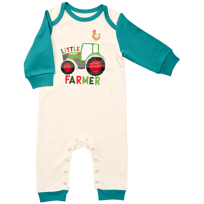 Fendt Baby Long Sleeve Romper with Tractor Print | X991023166000