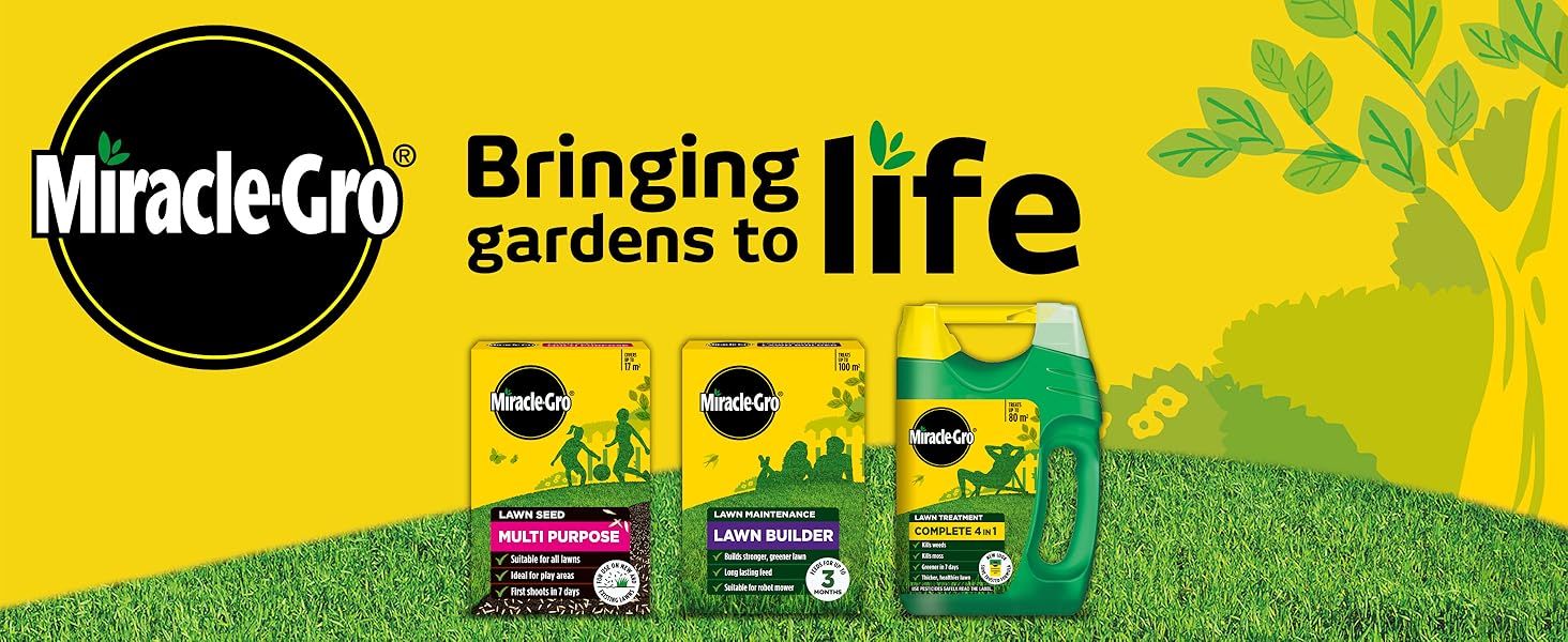 Miracle-Gro Rotary Fertiliser Spreader – 3m Coverage for Large Lawns | EG121040