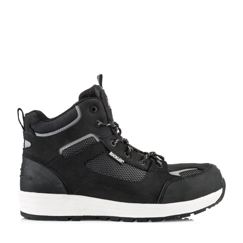 *STOCK CLEARANCE* - BAZ Safety Boots Lightweight Buckler Boots, Tradez Black