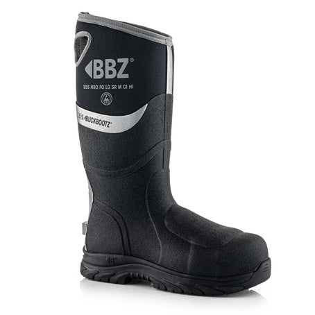 Buckbootz Safety Wellington, Black - BBZ9000BK