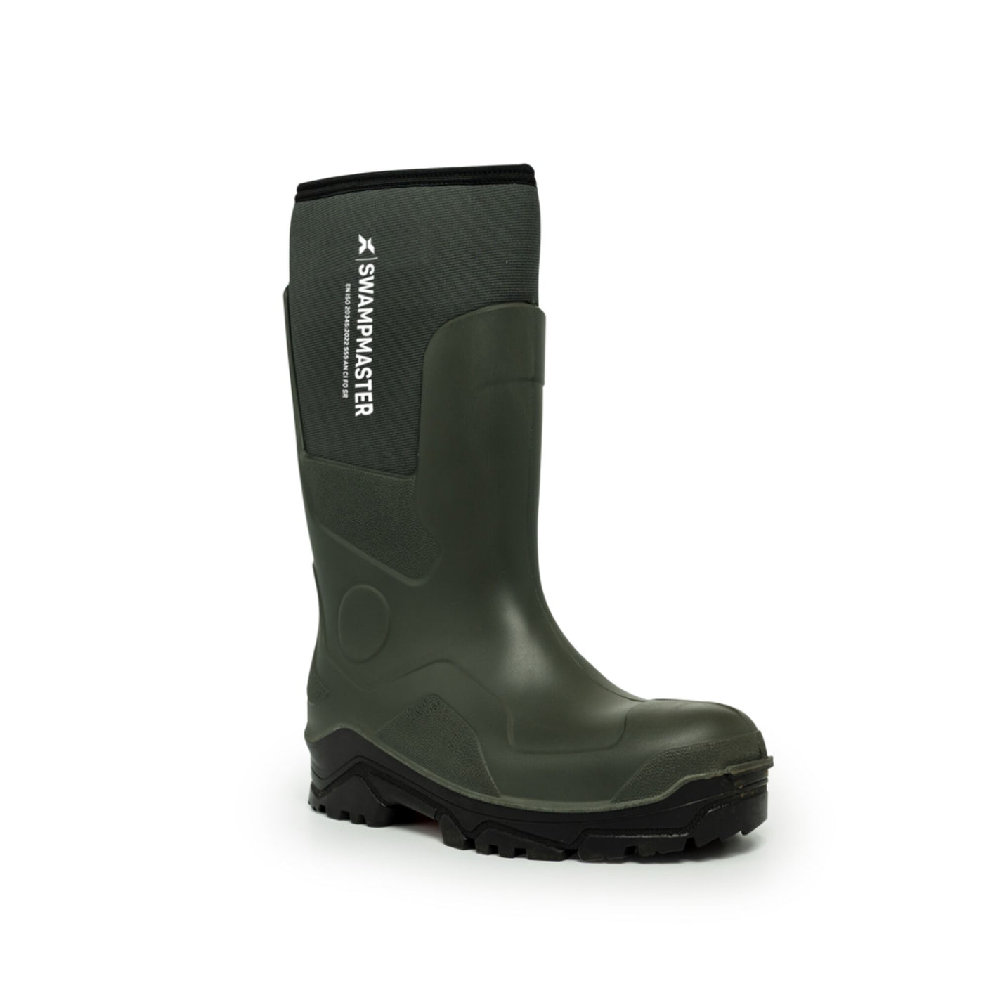 Swampmaster Pro Trapper Non-Safety PU-Neoprene Wellington Green - SWP790