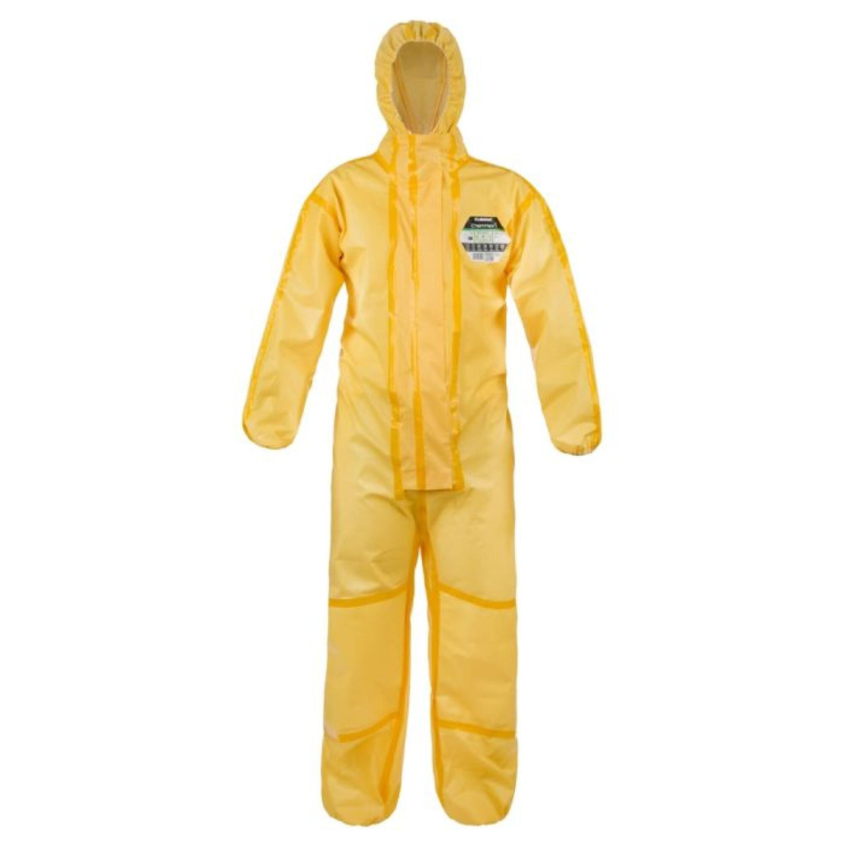 Chemmax 1 Yellow Coverall with Hood for Hazard Protection | BB-LKCT1S4283