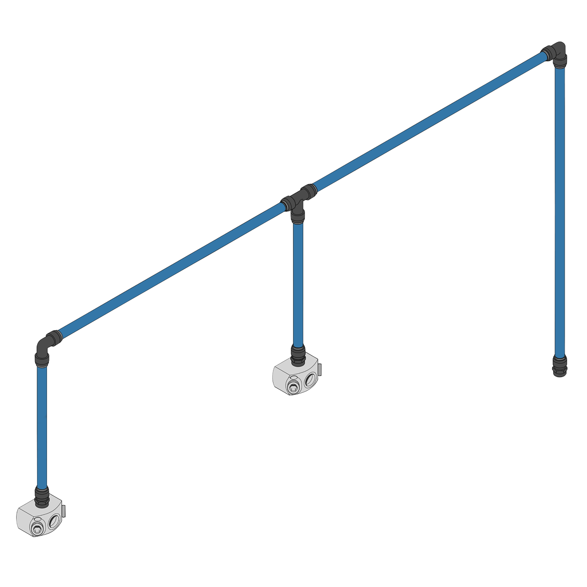 Speedfit® 12m 2-Drop Air Supply System Kit 28mm