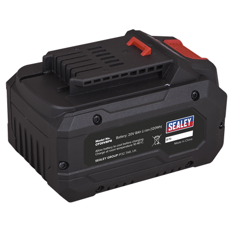 Sealey | SV20 Series Power Tool Battery 20V 8Ah - CP20VBP8