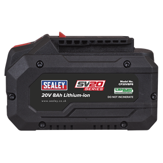 Sealey SV20 Series Power Tool Battery 20V 8Ah CP20VBP8
