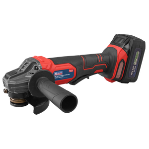 Sealey | 115mm Cordless Angle Grinder 18V 3Ah - Red - CP401LI