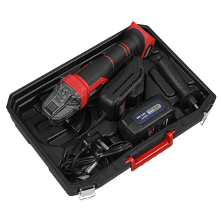 Sealey | 115mm Cordless Angle Grinder 18V 3Ah - Red - CP401LI