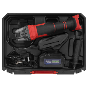 Sealey | 115mm Cordless Angle Grinder 18V 3Ah - Red - CP401LI