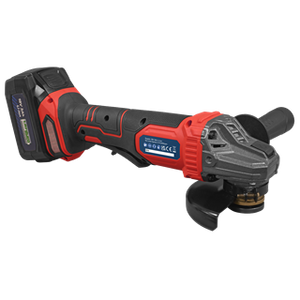 Sealey | 115mm Cordless Angle Grinder 18V 3Ah - Red - CP401LI