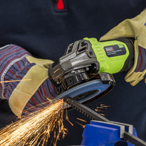 Sealey | 18V 3Ah 115mm Cordless Angle Grinder - Green - CP401LIHV