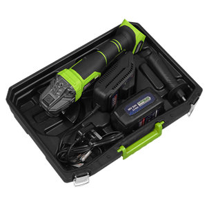 Sealey | 18V 3Ah 115mm Cordless Angle Grinder - Green - CP401LIHV