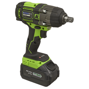 Sealey | 1/2"Sq Drive Hi-Vis Cordless Brushless Impact Wrench 18V 4Ah - CP650LIHV