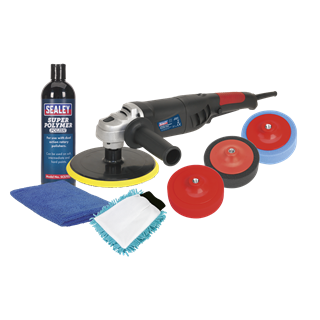 Sealey | 180mm Pro Electric Polisher Kit 1100W/230V - CPK03