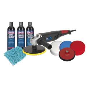 Sealey | 180mm Pro Polishing & Compounding Kit 1100W/230V - CPK05