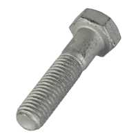 A close-up view captures an AGCO Hexagonal Head Bolt (3009510X1), showcasing its intricately visible threads on the lower half and a precisely shaped hexagonal head on the top.