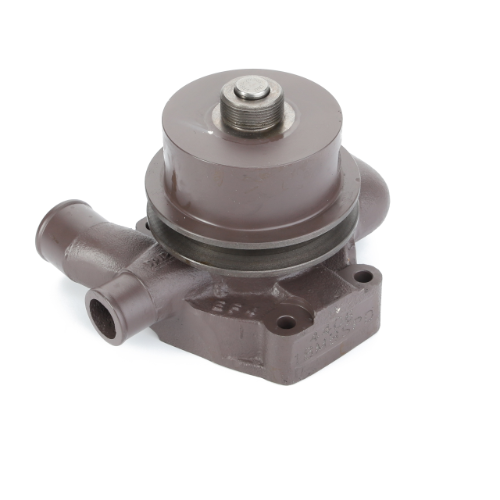 No current product description is available for the AGCO Water Pump - Acp0411880, a brown mechanical part with cylindrical components and pipe connectors, shown on a white background.