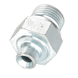 An AGCO Pressure Valve (Model: AL511230) featuring a robust hexagonal pipe fitting with threaded ends.