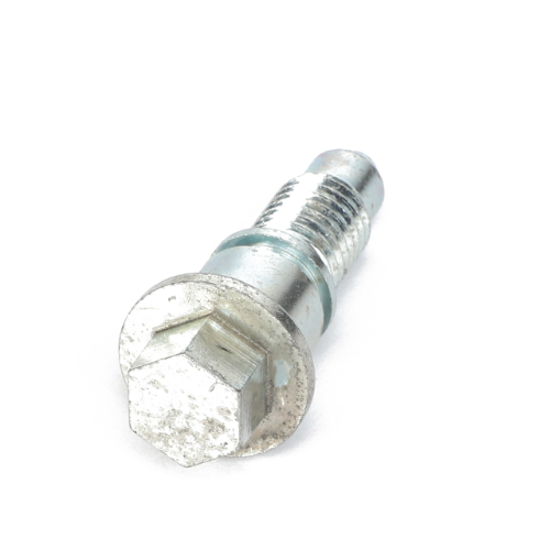 Close-up of an AGCO NEEDLE VALVE - CH119-9708, featuring a metallic hex bolt with a wide flange and threaded shaft on a white background. Currently, no product description information is available.